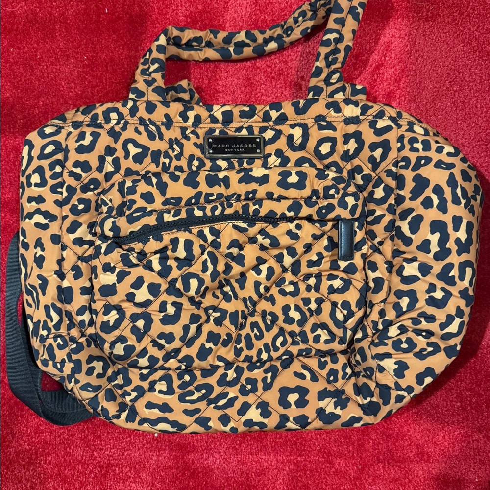 Marc Jacobs Leopard Print Tote Bag